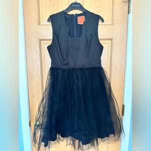 Tulle skirt black ModCloth dress